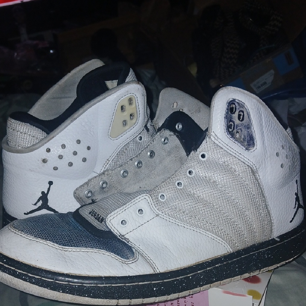 Nike White and Black Athletic Shoes